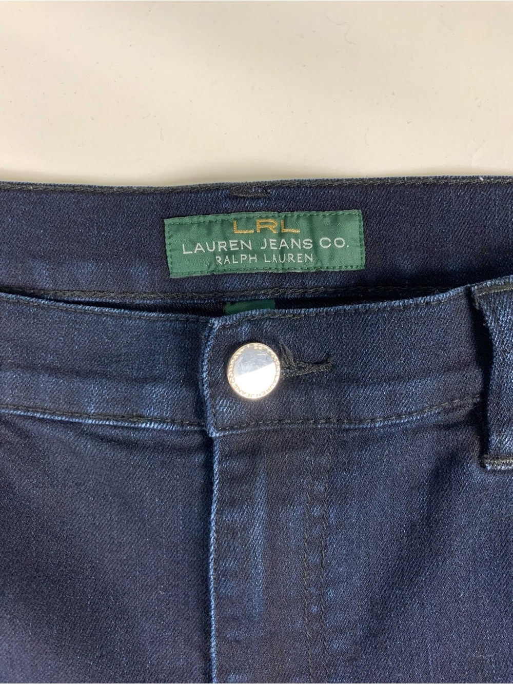 Ralph Lauren Lauren Jeans Co. High-Rise Dark Navy Jeans